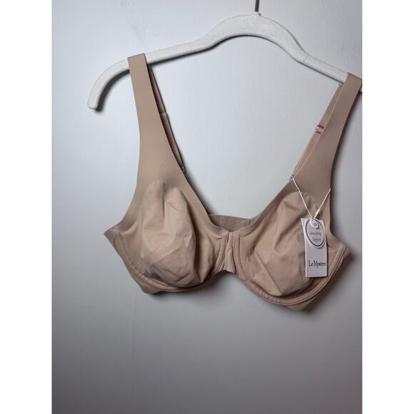 Le Mystere Smooth Shape Unlined Underwire Bra 32D Nude NWT $68 - Picture 14 of 16